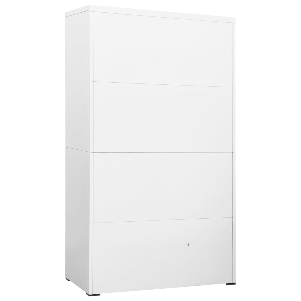 vidaXL Filing Cabinet Under Desk Office File Cabinet Storage Cabinet Steel